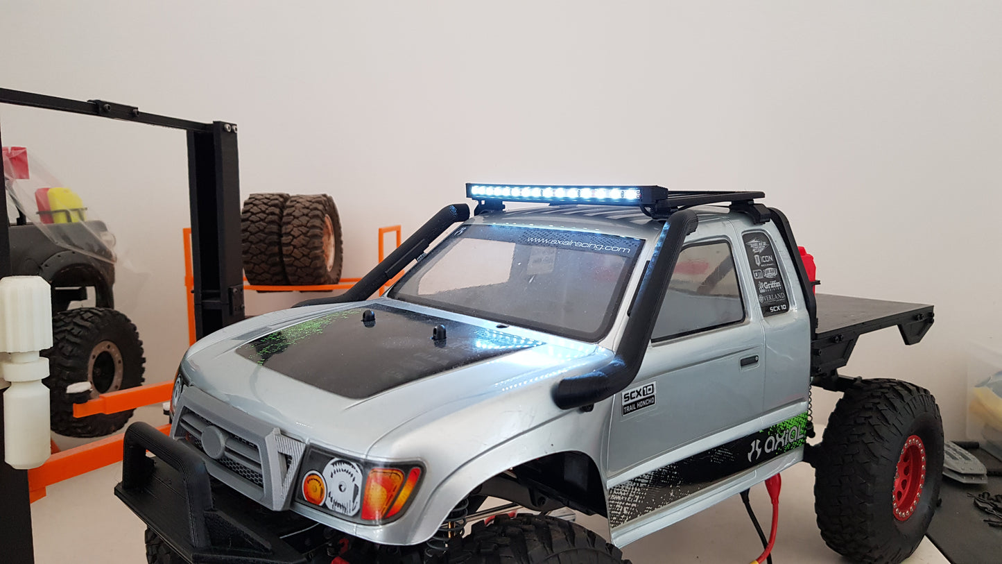 Axial scx10 Honcho - Roof rack + Light bar