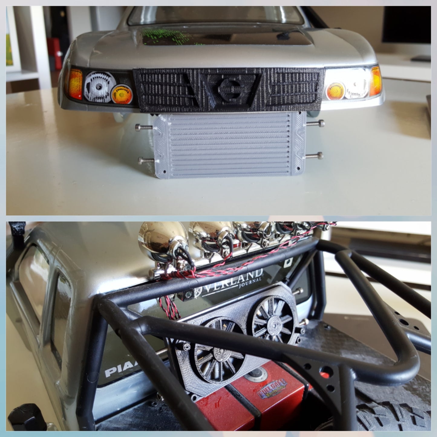 1:10 scale Radiator and twin fan