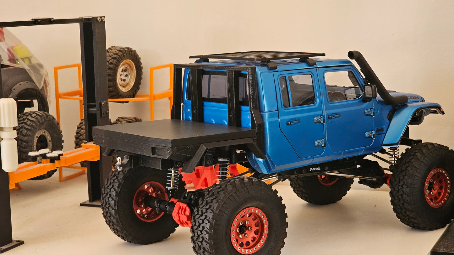 Killerbody Jeep Gladiator 1/10 hard body 313mm Wheelbase - flatbed