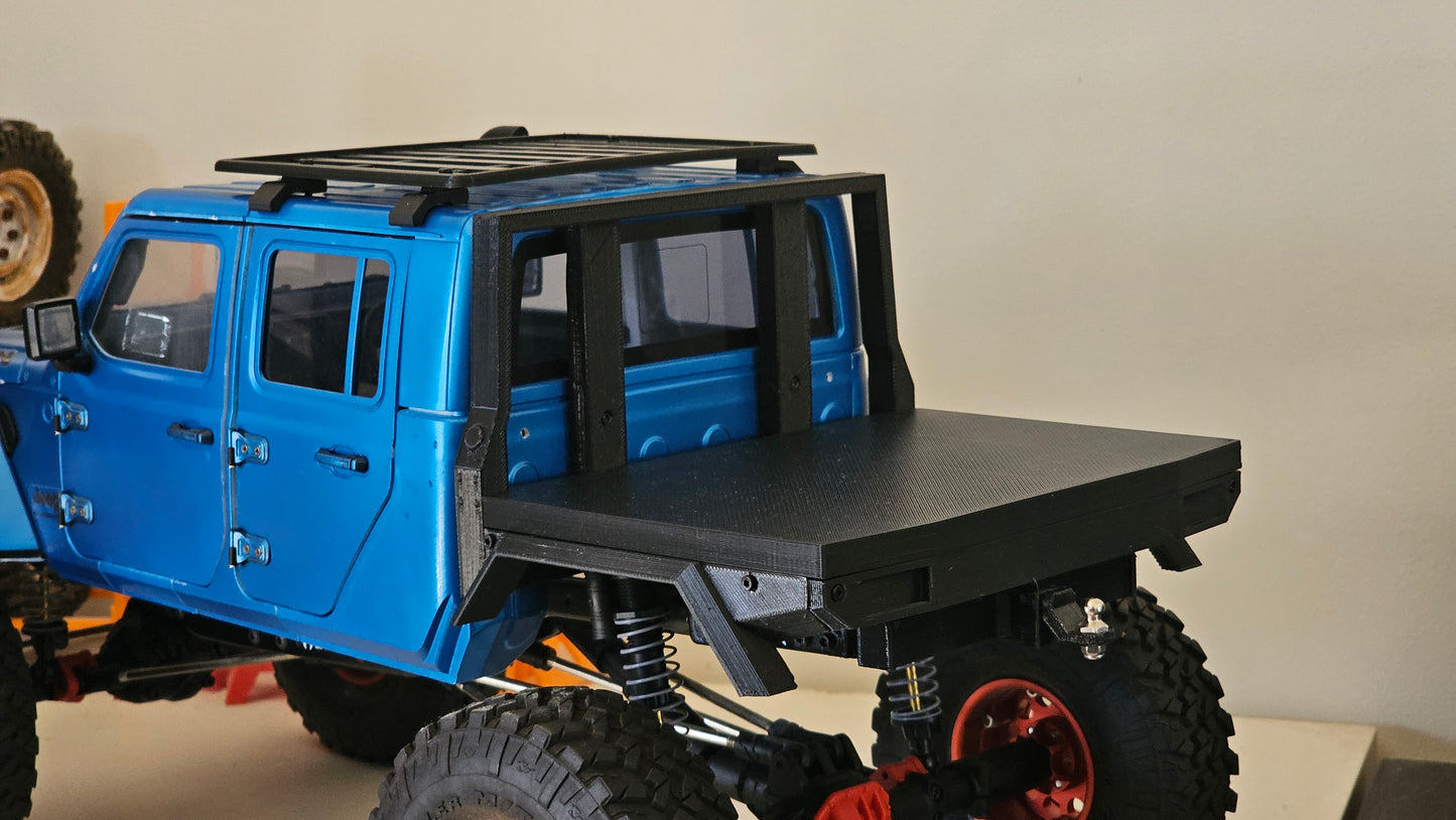 Killerbody Jeep Gladiator 1/10 hard body 313mm Wheelbase - flatbed