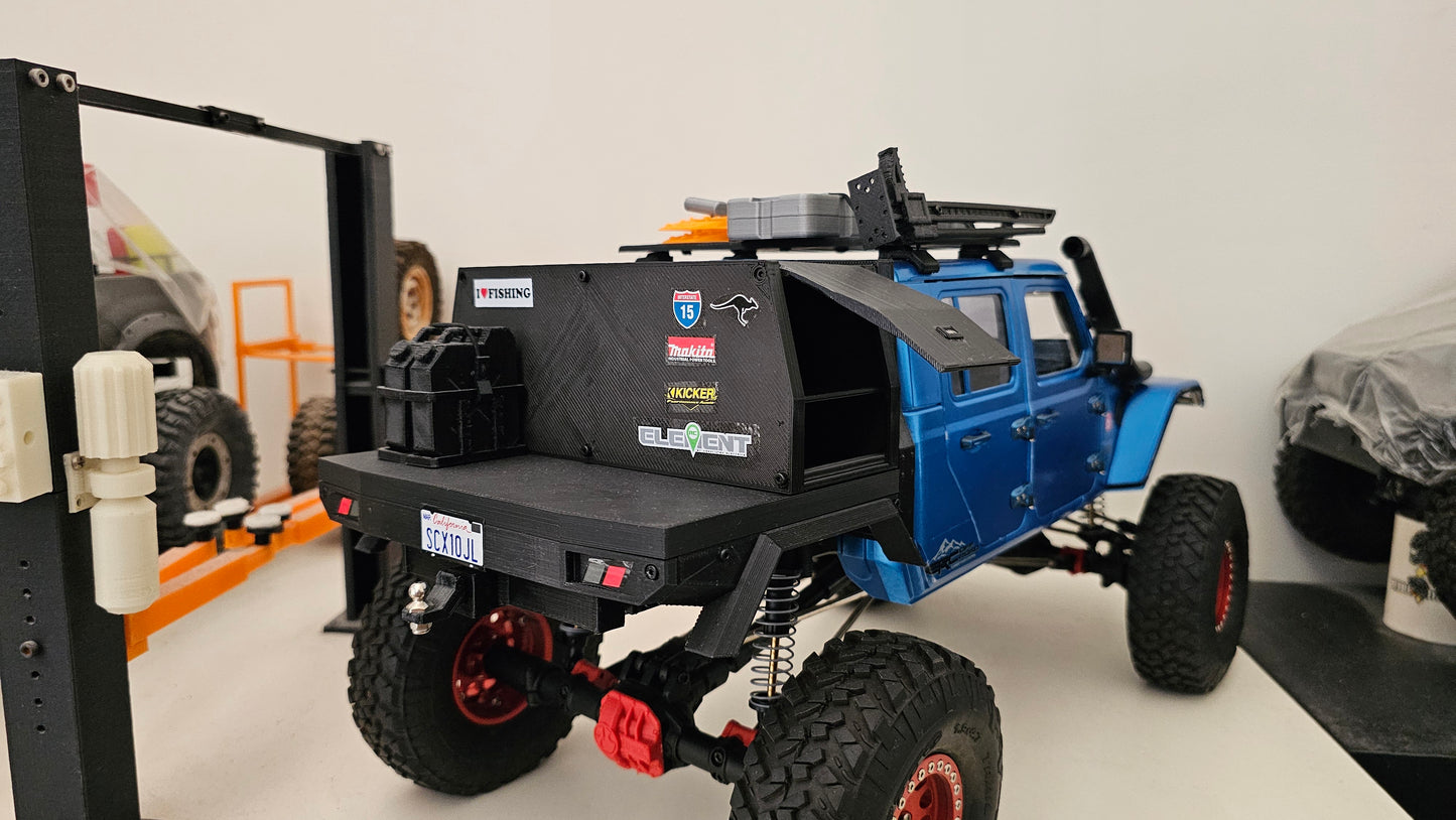 Killerbody Jeep Gladiator 1/10 hard body 313mm Wheelbase - flatbed