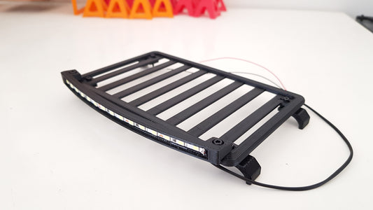 Axial scx10 Honcho - Roof rack + Light bar