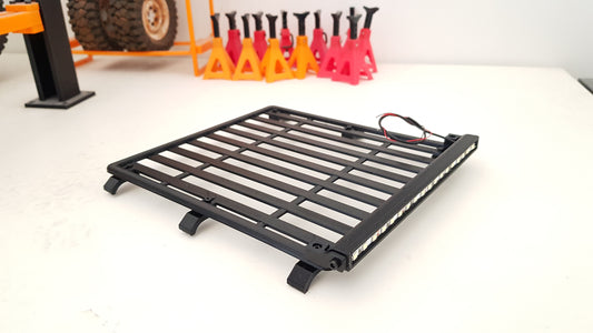 Axial scx10.3 Jeep gladiator JT- Roof rack+Light bar