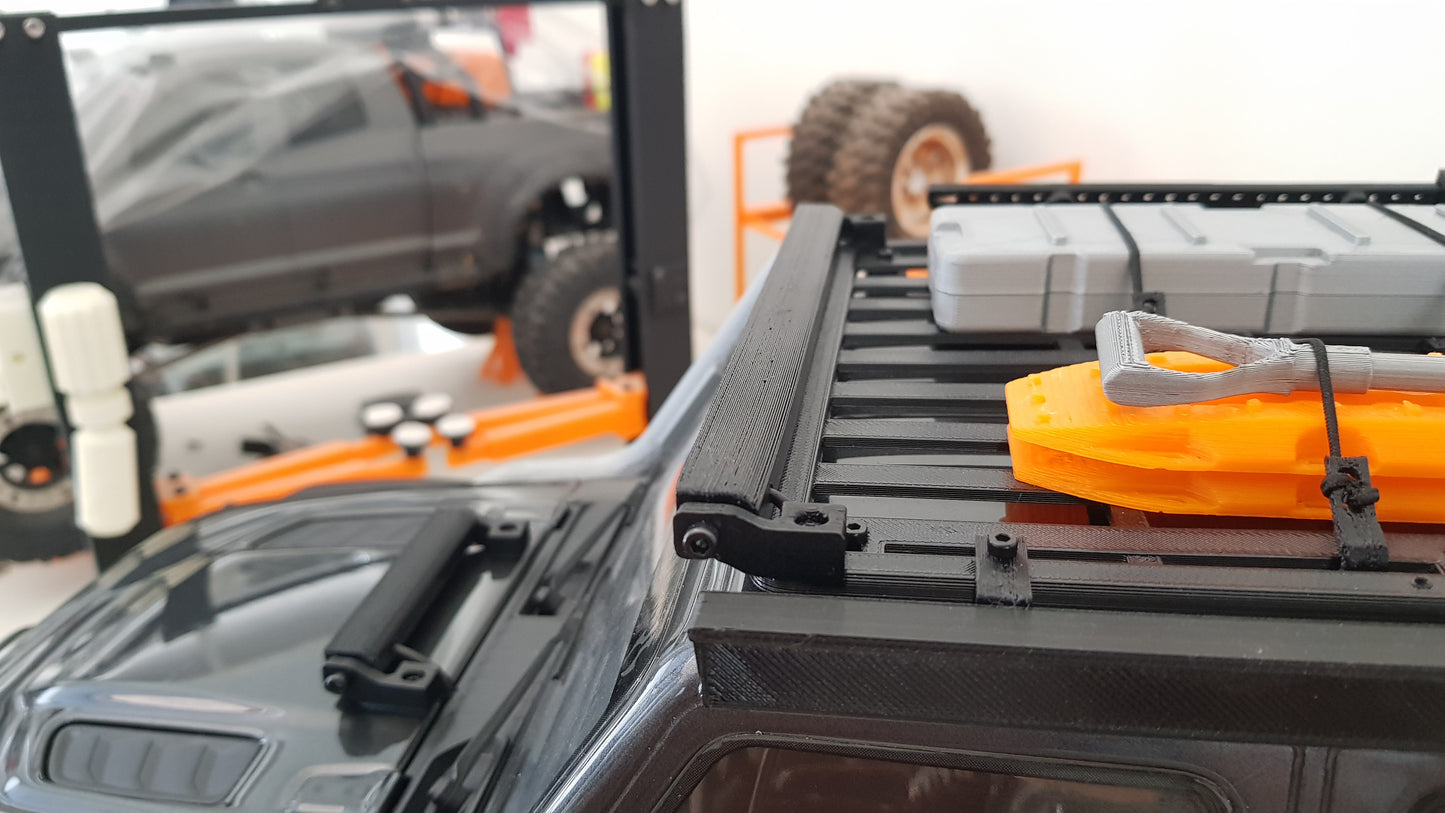 Axial scx10.3 Jeep gladiator JT- Roof rack+Light bar