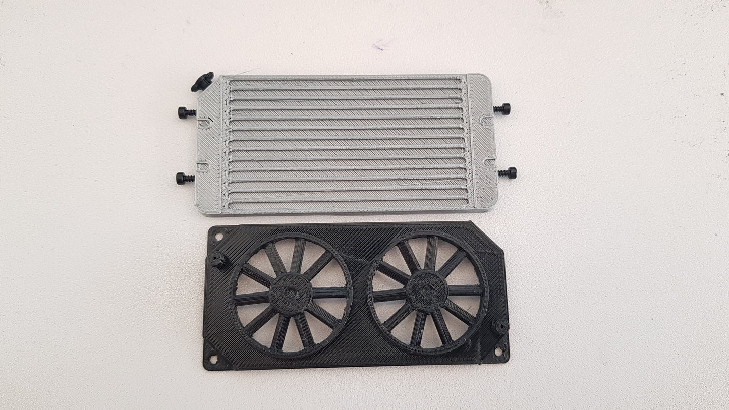 1:10 scale Radiator and twin fan