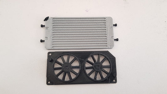 1:10 scale Radiator and twin fan